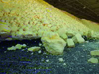 Solid sulphur