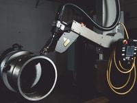 Spool welding robot noir