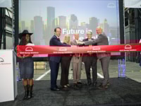 THE OFFICIAL RIBBON-CUTTING