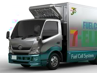 Toyota fuel cell truck 7-eleven