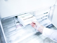 Vaccine in freezer