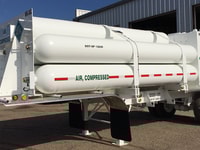 Compressed air tube trailer