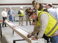 Weld school beam ceremony