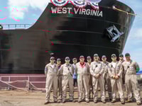 West virginia crew, crowley lng