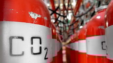 Generic carbon dioxide fire extinguisher cylinders