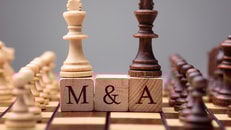 1036285_closeupofkingchesspiecesonwoodenblockswithmergersandacquisitions_599480_crop
