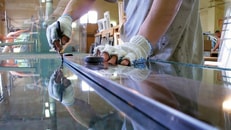 Glass production