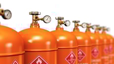 hydrogen cylinders