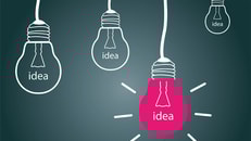 ideas concept light bulb