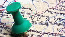Johannesburg South Africa map