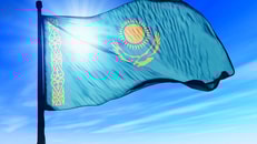 kazakstan flag
