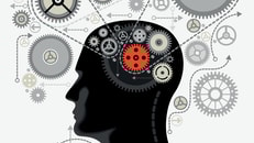 Brain cogs, innovative thinking