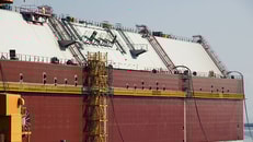 Liquefied natural gas ship building