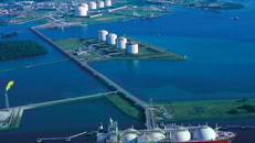 Lng tanker oil gas industry sea