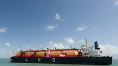 LNG Tanker at Sea