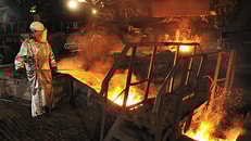 Molten steel manufacture
