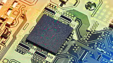 solar circuit board green