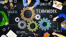 teamwork ideas concept