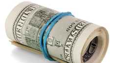 twisted bundle 100 dollar bills