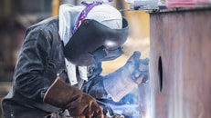 Welding-worker