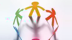 working together