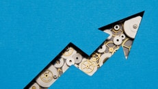 working togthether upward arrow concept