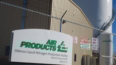Air Products liquid nitrogen facility in Odessa, TX