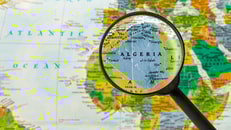 Algeria on Map
