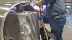 Aluminum vessel fabrication