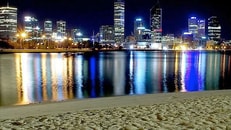 Australian skyline at night