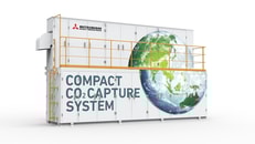 Compact CO2 capture system used in demonstration test