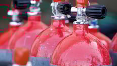 Gas diving cylinders