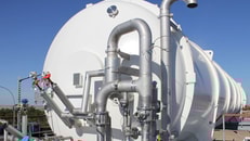 Helium gas tank
