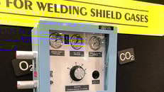 gasworld | Gas Mixer for 1-25 Welding Stations Adjustable from 0-50% CO2 in Argon, Model 8500