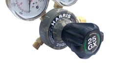 Harris 25GX oxygen regulator with camouflage design