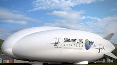 Straightline hybrid airship