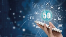RGB 96_5G network wireless systems and internet of things, Smart city and communication network with smartphone in hand and objects icon connecting together, Connect global wireless devices