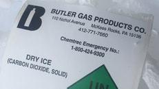 Safety tips for handling dry ice.