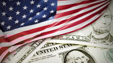 US Flag:Dollar Concept