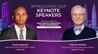 Keynotes revealed for Asia-Pacific Industrial Gases Conference