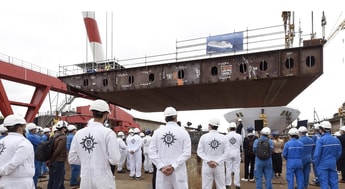 Coin ceremony held for MSC Cruises’ first LNG ship