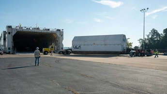 ULA ships interim cryogenic propulsion stage to Florida for NASA’s SLS rocket
