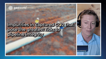 Video: Impurities in captured CO2 that pose the greatest risks to pipeline integrity