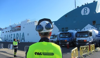 Baleària, CMC Cerezuela and ESK test innovative high-speed LNG bunkering