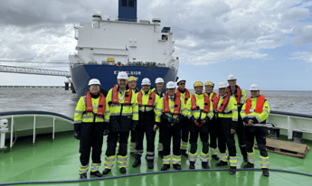 Second floating LNG terminal starts up at German port