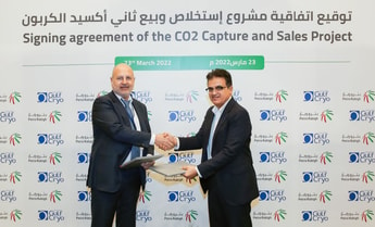 Gulf Cryo, Petro Rabigh ink 20-year CO2 capture deal