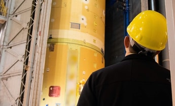 NASA joins structures to form top of Space Launch System core stage