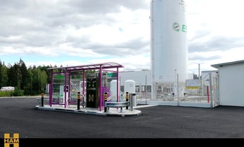 New Finland LNG station and regasification plant built by HAM