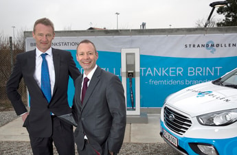 Strandmøllen A/S switches to hydrogen cars Klampenborg