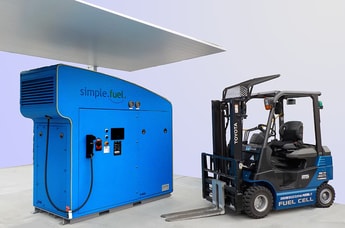 Toyota introduces SimpleFuel for fuel cell forklift refuelling
